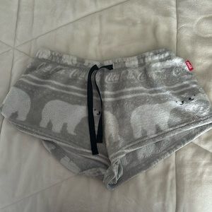 coca cola polar bear pajama shorts